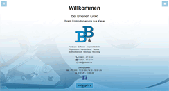 Desktop Screenshot of brienen.de