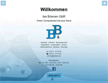 Tablet Screenshot of brienen.de